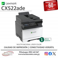 Multifuncional Láser Color Lexmark CX522ade